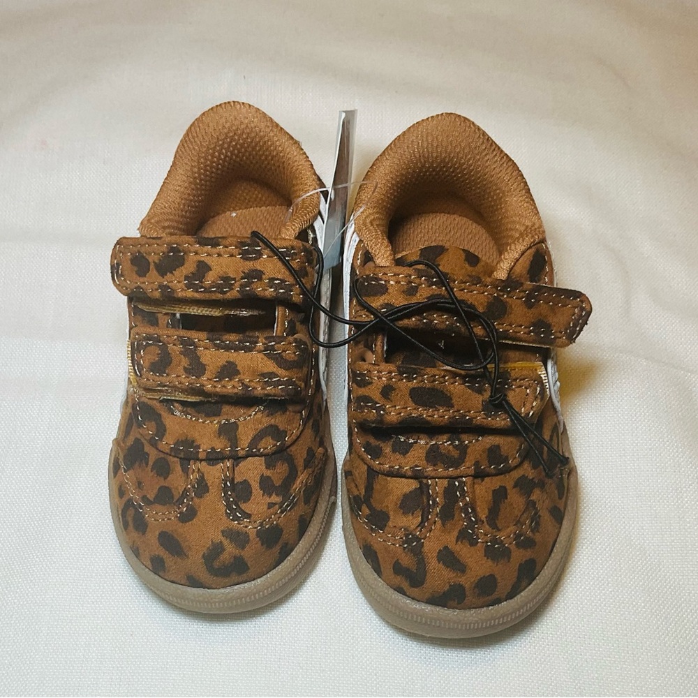 Cat & Jack Toddler Leopard Print Sneakers- 5
